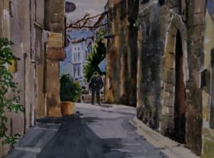 Voir le détail de cette oeuvre: Rue Saumande à Brantôme .